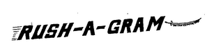 RUSH-A-GRAM "ON THE CUTTING EDGE" logo