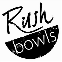 RUSH BOWLS logo