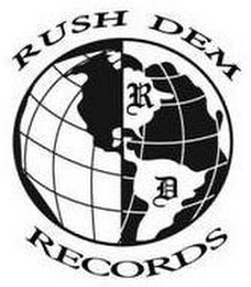 RUSH DEM RECORDS RD logo