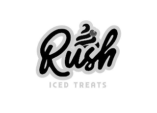 RUSH ICED TREATS logo