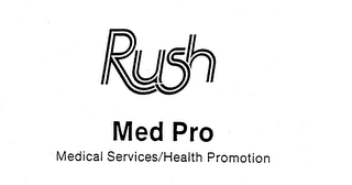 RUSH MED PRO MEDICAL SERVICES/HEALTH PROMOTION logo