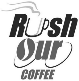 RUSH OUR COFFEE logo