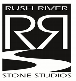 RUSH RIVER RR STONE STUDIOS logo