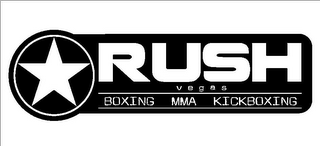 RUSH VEGAS BOXING MMA KICKBOXING logo