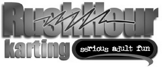 RUSHHOUR KARTING SERIOUS ADULT FUN logo