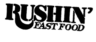 RUSHIN' FAST FOOD logo