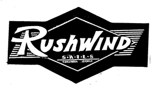 RUSHWIND S-A-I-L-S COLUMBIA GORGE logo