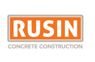 RUSIN CONCRETE CONSTRUCTION logo