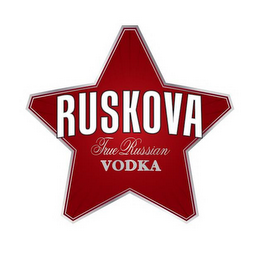 RUSKOVA TRUE RUSSIAN VODKA logo