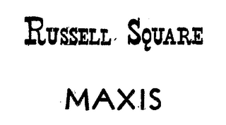 RUSSELL SQUARE MAXIS logo