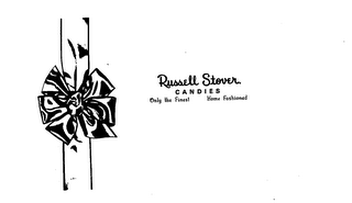 RUSSELL STOVER CANDIES ONLY THE FINEST HOME FASHIONED logo