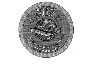 RUSSIAN CAVIAR CASPIAN CAVIAR BALYK CORPORATION KASPRYBA ASTRAKHAN MALOSSOL logo