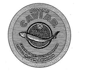 RUSSIAN CAVIAR MALOSSOL CASPIAN CAVIAR BALYK CORPORATION KASPRYBA ASTRAKHAN logo
