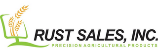 RUST SALES, INC. PRECISION AGRICULTURAL PRODUCTS logo