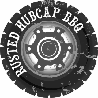 RUSTED HUBCAP BBQ logo