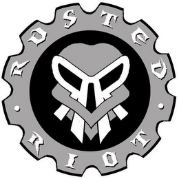 · RUSTED · RIOT RR logo