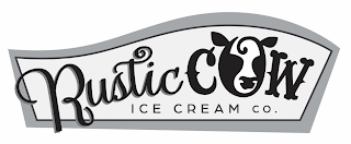 RUSTIC COW ICE CREAM CO. logo