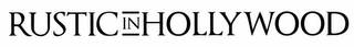 RUSTIC IN HOLLYWOOD logo