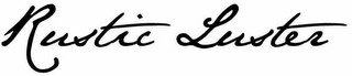 RUSTIC LUSTER logo