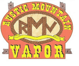 RUSTIC MOUNTAIN VAPOR RMV logo