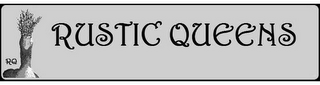 RUSTIC QUEENS RQ logo