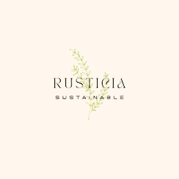 RUSTICIA SUSTAINABLE logo