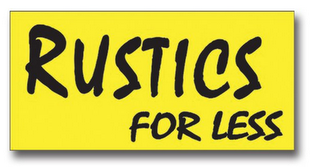 RUSTICS FOR LESS logo