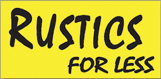 RUSTICS FOR LESS logo