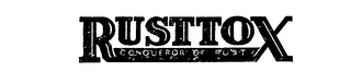 RUSTTOX CONQUEROR OF RUST logo