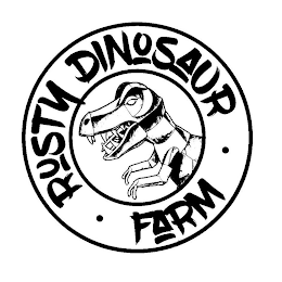 · RUSTY DINOSAUR · FARM logo