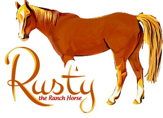 RUSTY THE RANCH HORSE logo