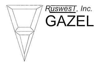 RUSWEST, INC. GAZEL logo