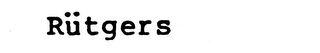 RUTGERS logo