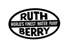 RUTH BERRY WORLD'S FINEST WATER PUMP logo