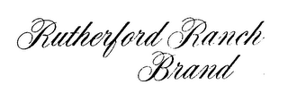 RUTHERFORD RANCH BRAND logo