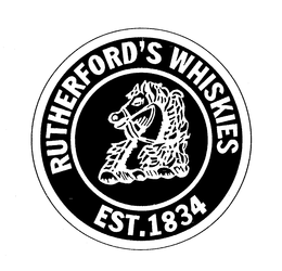 RUTHERFORD'S WHISKIES EST. 1834 logo