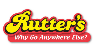 RUTTER'S WHY GO ANYWHERE ELSE? logo