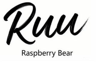 RUU RASPBERRY BEAR logo