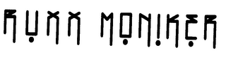 RUXX MONIKER logo