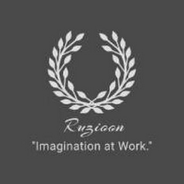RUZIOON "IMAGINATION AT WORK." logo
