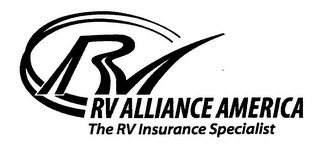RV ALLIANCE AMERICA THE RV INSURANCE SPECIALIST logo