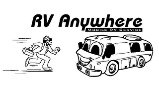 RV ANYWHERE MOBILE RV SERVICE RV ANYWHE logo