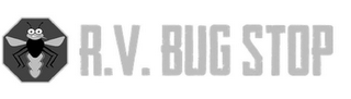 R.V. BUG STOP logo