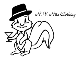 R.V. RITZ CLOTHING logo