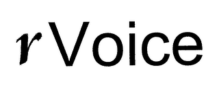 RVOICE logo