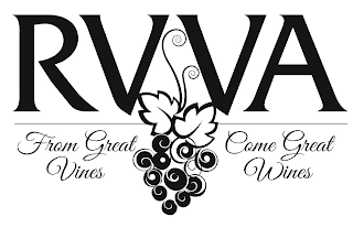 RVVA FROM GREAT VINES COME GREAT WINES logo