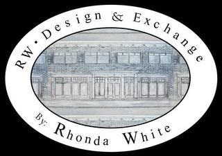 RW · DESIGN & EXCHANGE BY RHONDA WHITE logo
