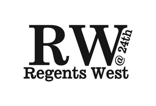 RW REGENTS WEST @ 24TH logo
