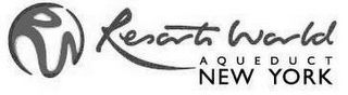 RW RESORTS WORLD AQUEDUCT NEW YORK logo