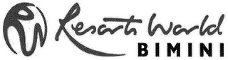 RW RESORTS WORLD BIMINI logo